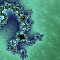 Mandelbrot Z^3 Blue Lagoon